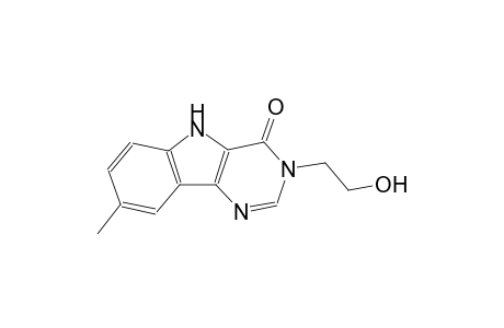 3-(2-hydroxyethyl)-8-methyl-3,5-dihydro-4H-pyrimido[5,4-b]indol-4-one