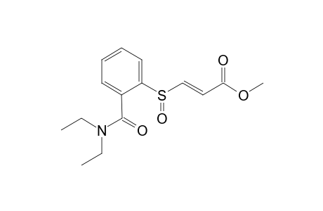 Methyltrans-3-[2-[2-((diethylamino)carbonyl)phenyl]sulfinyl]-acrylate