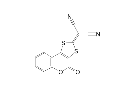2-(4-Oxo-4H-[1,3]dithiolo[4,5-c]chromen-2-ylidene)malononitrile
