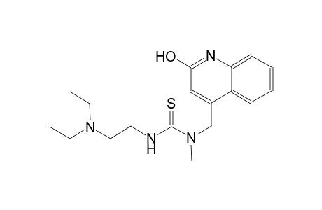 thiourea, N'-[2-(diethylamino)ethyl]-N-[(2-hydroxy-4-quinolinyl)methyl]-N-methyl-