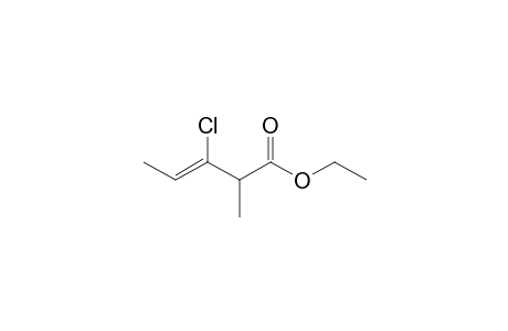 Ethyl 2-methyl-3-chloro-3-pentenoate