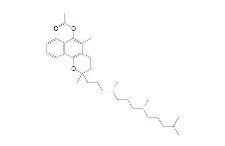 2,5-Dimethyl-2RS-(4R,8R,12-trimethyldecan-1-yl)-6-acetoxy-benzo[h]chromane