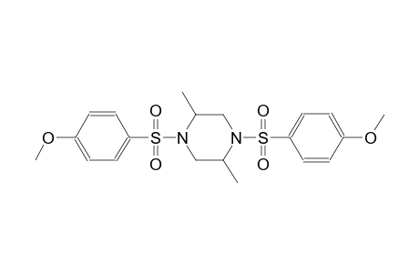 1,4-bis[(4-methoxyphenyl)sulfonyl]-2,5-dimethylpiperazine