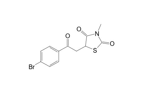 3-Methyl-5-[2-(4-bromophenyl)-2-oxoethyl]-2,4-dioxo-1,3-thiazolidine