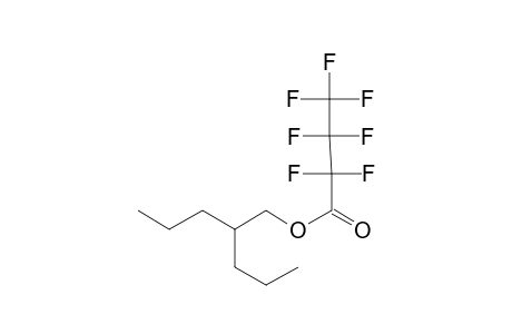 2-Propyl-1-pentanol, heptafluorobutyrate