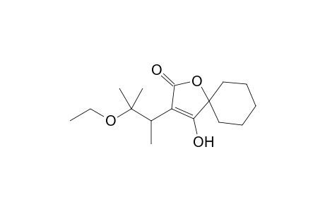 4-Hydroxy-3-[2'-ethoxy-1',2'-dimethylpropyl]-1-oxaspiro[4.5]dec-3-en-2-one