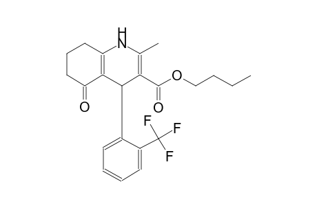 butyl 2-methyl-5-oxo-4-[2-(trifluoromethyl)phenyl]-1,4,5,6,7,8-hexahydro-3-quinolinecarboxylate