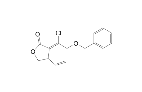 3-[1'.-Chloro-2'-(benzyloxy)ethylidene]-4-(ethenyl)-tetrahydrofuran-2-one