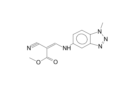 (Z)-1-METHYL-5-(2-CYANO-2-CARBOMETHOXYVINYLAMINO)BENZO-1,2,3-TRIAZOLE