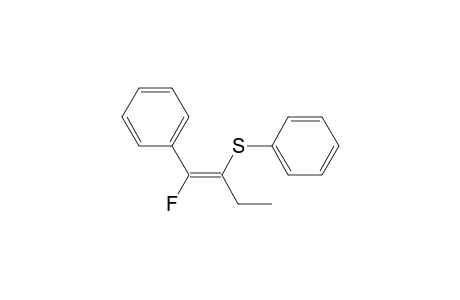 Benzene, [[1-(fluorophenylmethylene)propyl]thio]-, (E)-