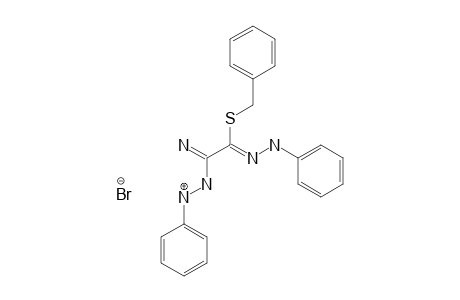 S-BENZYL-THIOOXAL-1-(2-PHENYLHYDRAZONO)-2-(2-PHENYLAMIDRAZONIUM)-BROMIDE