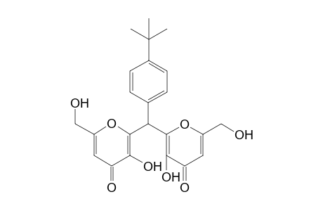 2,2'-[(4-Tert-butylphenyl)methylene]bis[3-hydroxy-6-(hydroxymethyl)-4H-pyran-4-one]