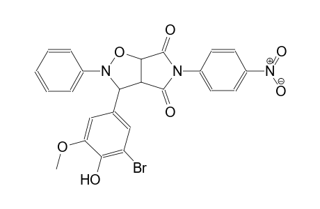 3-(3-bromo-4-hydroxy-5-methoxyphenyl)-5-(4-nitrophenyl)-2-phenyldihydro-2H-pyrrolo[3,4-d]isoxazole-4,6(3H,5H)-dione