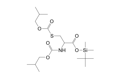 (t-butyl)dimethylsilyl N,S-bis(isobutyloxycarbonyl)-2-amino-3-mercaptopropanoate