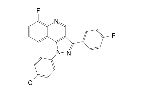 1-(4-chlorophenyl)-6-fluoro-3-(4-fluorophenyl)-1H-pyrazolo[4,3-c]quinoline