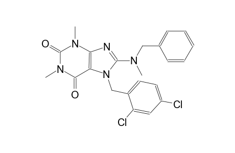8-[benzyl(methyl)amino]-7-(2,4-dichlorobenzyl)-1,3-dimethyl-3,7-dihydro-1H-purine-2,6-dione