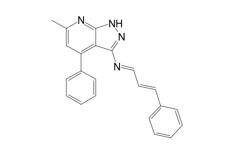 [6-Methyl-4-phenyl-1H-pyrazolo[3,4-b]pyridin-3-yl]-(3-Phenylallylidene)-amine
