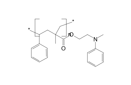 Poly(styrene-co-n-methyl-n-phenyl-2-aminoethyl methacrylate)