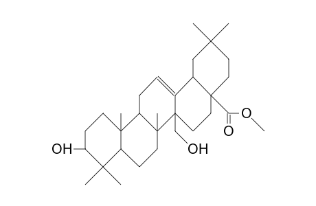 Methyl-3b,27-dihydroxy-oleana-12-en-28-oate