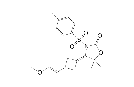 5,5-Dimethyl-4-[3-(trans-2-methoxyvinyl)cyclobutylidene]-3-(p-toluenesulfonyl)oxazolidin-2-one