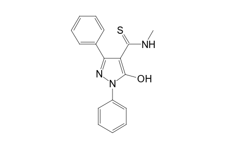 5-Hydroxy-N-methyl-1,3-diphenyl-1H-pyrazole-4-carbothioamide