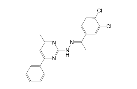 (1E)-1-(3,4-dichlorophenyl)ethanone (4-methyl-6-phenyl-2-pyrimidinyl)hydrazone