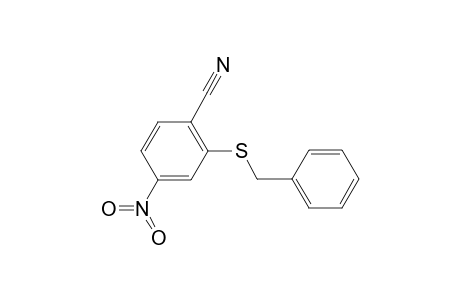Benzonitrile, 2-benzylthio-4-nitro-