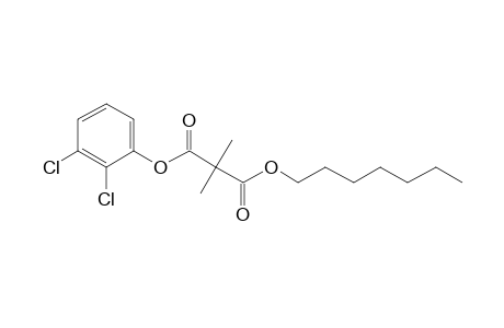 Dimethylmalonic acid, 2,3-dichlorophenyl heptyl ester