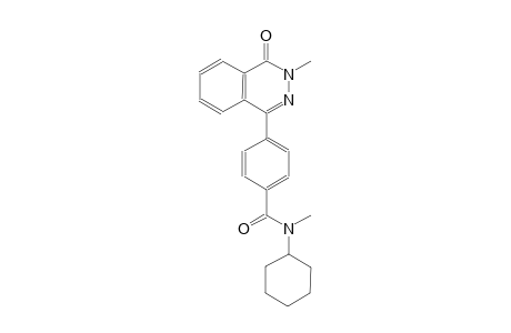 N-cyclohexyl-N-methyl-4-(3-methyl-4-oxo-3,4-dihydro-1-phthalazinyl)benzamide