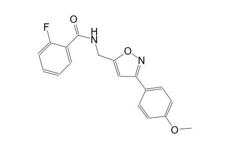 benzamide, 2-fluoro-N-[[3-(4-methoxyphenyl)-5-isoxazolyl]methyl]-