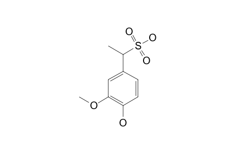 1-(4-HYDROXY-3-METHOXYPHENYL)-ETHANESULFONIC-ACID