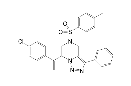 7-(1-(4-Chlorophenyl)vinyl)-3-phenyl-5-tosyl-4,5,6,7-tetrahydro[1,2,3]triazolo[1,5-a]pyrazine