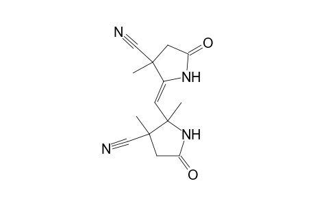 2-Pyrrolidinone, 4-cyano-4,5-dimethyl-5-(4-cyano-4-methyl-2-oxopyrrolidin-5-ylidine)methyl-
