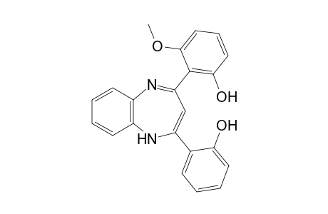 2-( 2'-Hydroxyphenyl)-4-( 2"-hydroxy-6"-methoxyphenyl)-1,5-benzodiazepine