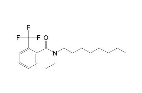 Benzamide, 2-trifluoromethyl-N-ethyl-N-octyl-