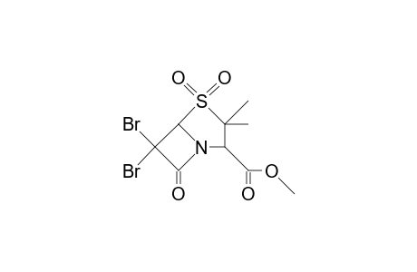 Methyl 6,6-dibromo-penicillanate S-dioxide