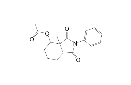 1H-Isoindole-1,3(2H)-dione, 4-(acetyloxy)hexahydro-3a-methyl-2-phenyl-, [3aR-(3a.alpha.,4.beta.,7a.alpha.)]-