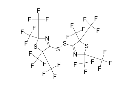 bis[2,5-dihydro-2,2,5,5-tetrakis(trifluoromethyl)-4-thiazolyl]disulfide