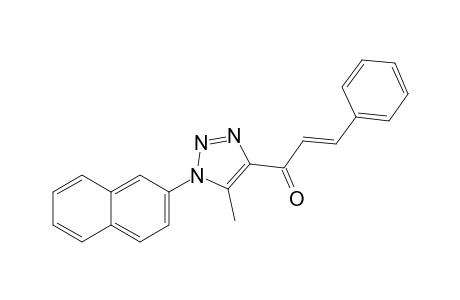 (E)-1-[5-Methyl-1-(naphthalene-2-yl)-1H-1,2,3-triazol-4-yl]-3-phenylprop-2-en-1-one