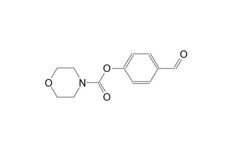 4-morpholinecarboxylic acid, 4-formylphenyl ester
