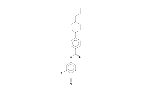 4-Cyano-3-fluorophenyl 4-(4-propylcyclohexyl)benzoate