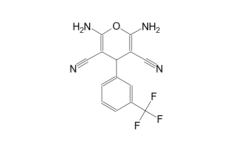 2,6-diamino-4-[3-(trifluoromethyl)phenyl]-4H-pyran-3,5-dicarbonitrile