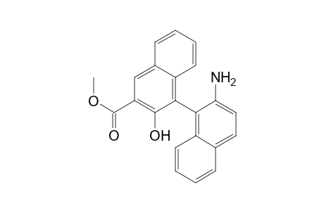 4-(2-amino-1-naphthalenyl)-3-hydroxy-2-naphthalenecarboxylic acid methyl ester