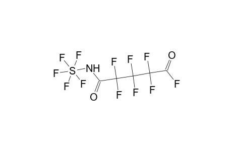 2,2,3,3,4,4-hexafluoro-5-keto-5-(pentafluoropersulfuranylamino)valeryl fluoride