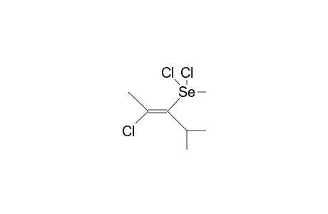 3-(Methyl-dichloro-selenyl)-2-(E)-chloro-4-methyl-2-pentene