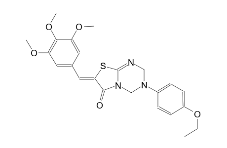 (7Z)-3-(4-ethoxyphenyl)-7-(3,4,5-trimethoxybenzylidene)-3,4-dihydro-2H-[1,3]thiazolo[3,2-a][1,3,5]triazin-6(7H)-one