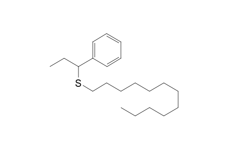 Dodecyl(1-phenylpropyl)sulfane