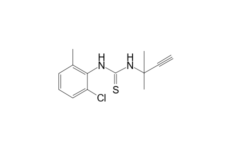 N-(2-Chloro-6-methylphenyl)-N'-(1,1-dimethyl-2-propynyl)thiourea