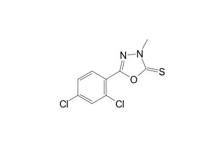 2-(2,4-dichlorophenyl)-4-methyl-delta2-1,3,4-oxadiazoline-5-thione