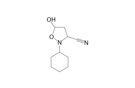 2-Cyclohexyl-5-hydroxy-isoxazolidine-3-carbonitrile